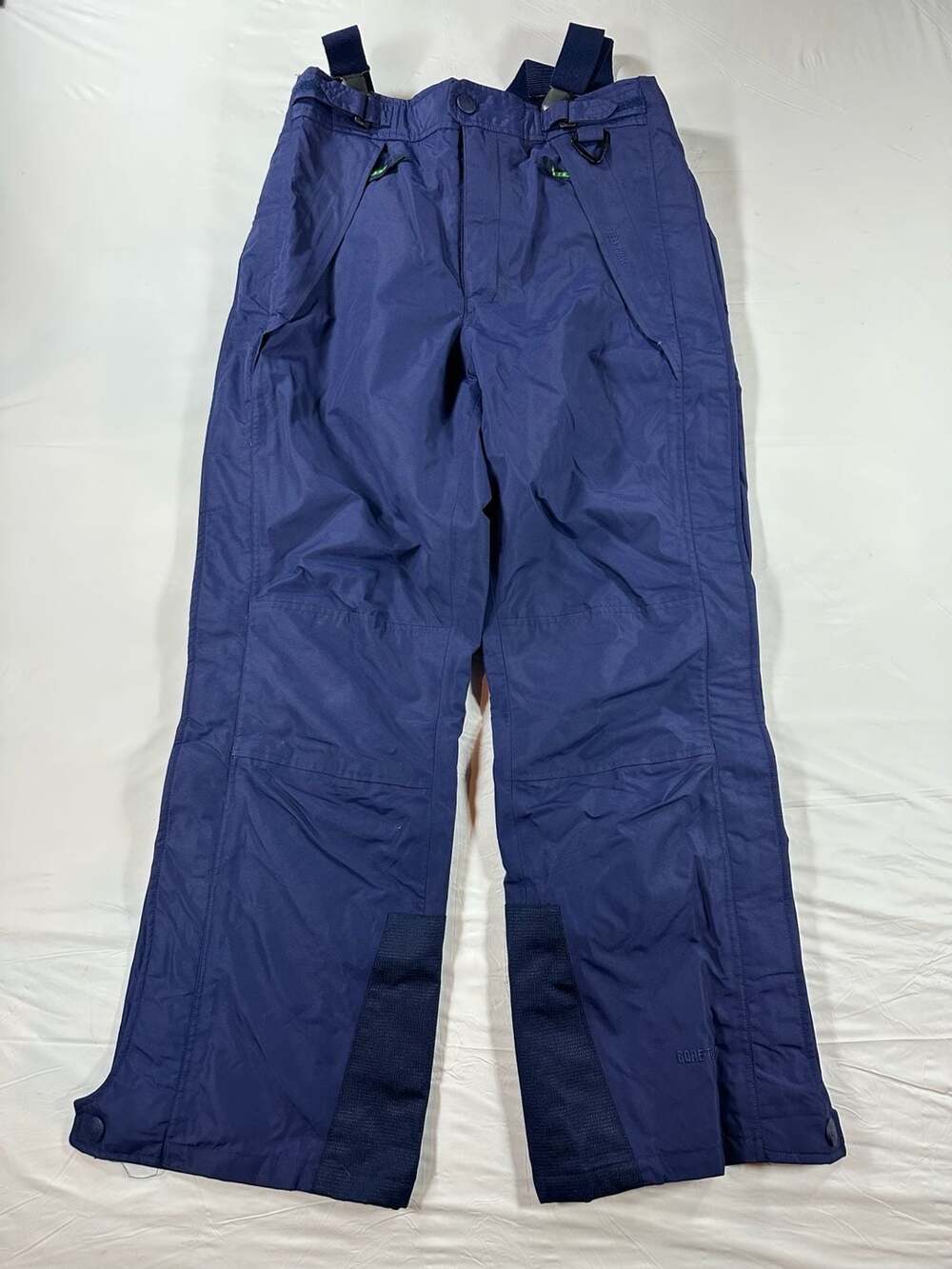 EBTEK Eddie Bauer Ski Pants Mens Small Gore-Tex Blue Nylon Waterproof Snow
